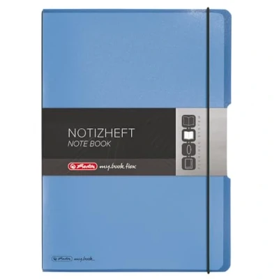 Imagen de Herlitz 11361441 my.book flex Cuaderno, 2 juegos de 40 hojas, A4, color azul