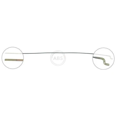 Imagen de A.B.S. K10024 Cable de Freno Mano 653 Discos SEAT: Alhambra I, VOLKSWAGEN: Sharan FORD: Galaxy Mk1 MPV