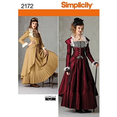 Imagen de Simplicity 2172 R5 Patrones de Costura (Disfraces para Mujer, Tallas 40 a 48)