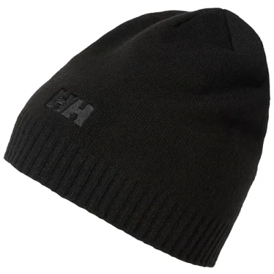 Imagen de Helly Hansen Unisex Brand Beanie, Negro, STD