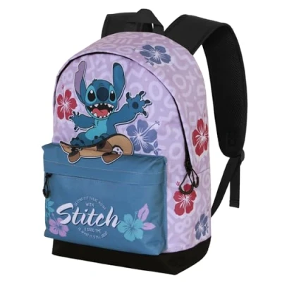 Imagen de Karactermania Disney Lilo and stitch Mochila escolar para niños, Talla: One Size, lilac