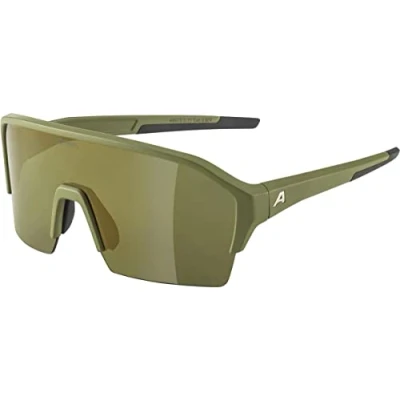 Imagen de ALPINA Unisex Adultos, RAM HR Q LITE gafas deportivas, olive matt/gold, One Size