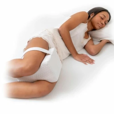 Imagen de InnovaGoods® Almohada para Piernas y Rodillas Ayuda a Dormir, Ortopédica Articulaciones, Cojín Ergonómico Dormir de Lado, Alivio Mejor Descanso en la Postura Correcta.