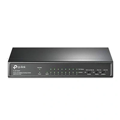 Imagen de TL SF1009P switch No administrado Fast Ethernet (10/100) Negro Energía sobre (PoE)