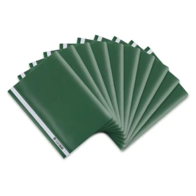 Imagen de Oxford Carpetas A4 de plástico, color verde, 10 unidades