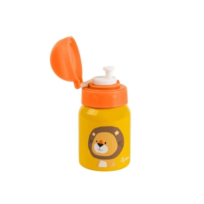 Imagen de Sigikid 25115 Botella infantil con diseño de león bosque, accesorios recomendados a partir 3 años, color amarillo, 250 ml