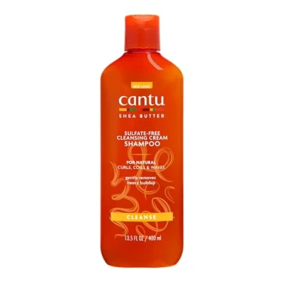Imagen de Cantu Crema Limpiadora para Cabello Natural con Manteca de Karité Sin Sulfatos 400 ml Champú Hidratante y Suave
