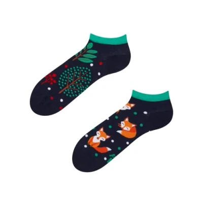 Imagen de Dedoles Calcetines Tobilleros para Hombre y Mujer Signos del zodíaco cortos algodón transpirables (35 38, Red Fox Ankle)
