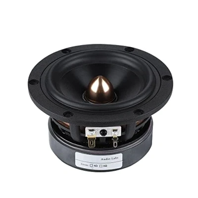 Imagen de YSANO Altavoz de Graves Rango Medio 4 Pulgadas, 4, 8 Ohm, 50W, bocina Woofer, Bala Aluminio, HiFi, for Cine en casa, Bricolaje, 1 ud. (Color : Ohm Speaker)