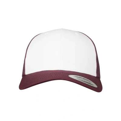 Imagen de Flexfit Retro Trucker Gorra, Talla: One Size, Maroon/white