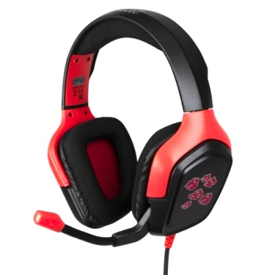 Imagen de Konix Naruto Shippuden Auriculares Gaming con Cable para PS4, PS5, Switch, Xbox One y Series XS Micrófono de 1,5 m Conector Jack 3,5 mm Diseño Akatsuki