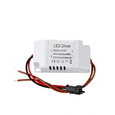 Imagen de HBTSPJNT 1 3W 4 5W 7W 8 12W 18 24W LED Constant Current Driver 85 265V Power Supply Output 300mA External Drive For Downlight(4 7W)