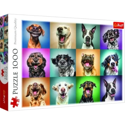 Imagen de Trefl, Puzzle, Divertidos Retratos de Perros, 1000 Piezas, Perros Divertidos, Rompecabezas DIY, Pasatiempo Creativo, Regalo, Diversión