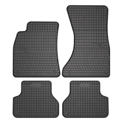 Imagen de FROGUM 547143 Juego de alfombrillas suelo Caucho delante y detrás 4 negro Adaptado AUDI: A4 B9 Avant, A5 Sportback