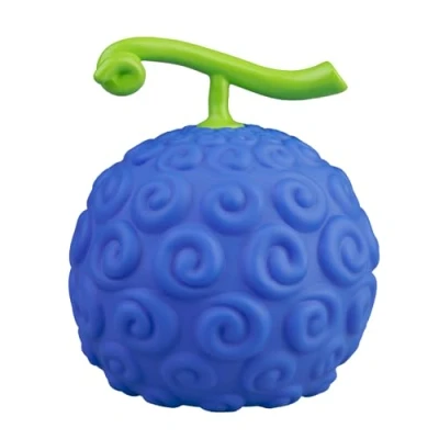 Imagen de Grupo Erik Lampara One Piece Devil Fruit Figura : Lámpara mesita noche o escritorio Figuras Anime Regalo Manga, merchandising Oficial 2 Modos de Luz (16x14 cm)