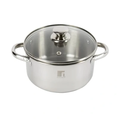 Imagen de BERGNER Juego de 3 Cacerolas Tamaños 16+18+20 cm Fabricadas en Aluminio Prensado Total Antiadherencia Mango Acero Inox Apto para Todo Tipo Cocinas incluyendo Inducción
