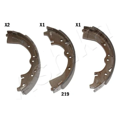 Imagen de Kit de zapatas ASHIKA 55 02 219