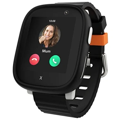 Imagen de XPLORA X6 Play Teléfono Reloj 4G para niños (con SIM) Llamadas, Mensajes, Modo Colegio, SOS, GPS, Cámara y Podómetro Incluye 3 Meses de suscripción Gratuita (Negro)