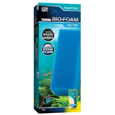 Imagen de Fluval Bio Foam Azul para Filtro Mochila Acuario AquaClear AC110, 1 pc