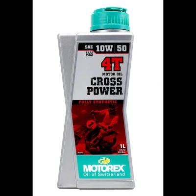 Imagen de Motorex Cross Power 4T 10W 50 1L Aceite de motor 7611197124184