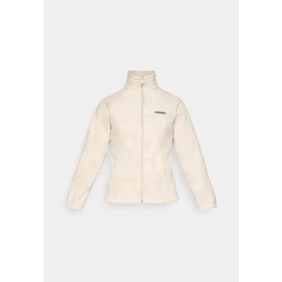 Imagen de Columbia Benton Springs Chaqueta de forro polar con cremallera completa para mujer, estampado Dark Stone Flowfalls, talla XS