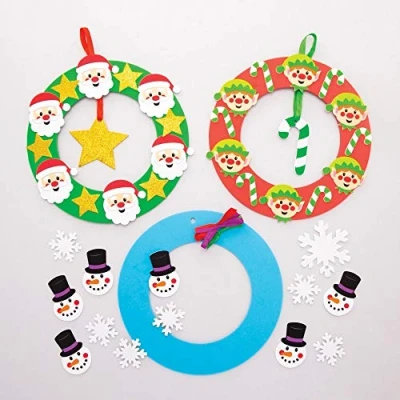 Imagen de Baker Ross Kits Guirnaldas Navideñas (Pack de 3) Artes y Manualidades Festivas, AT338