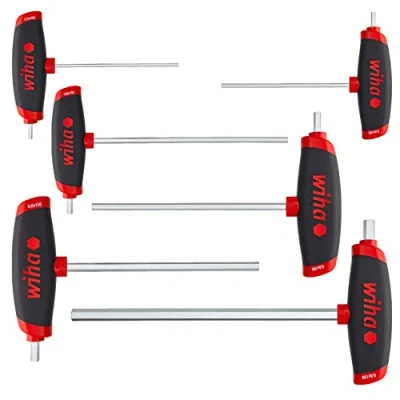 Imagen de Wiha 45620 FIX2589 26247 Juego de destornilladores hexagonales con ComfortGrip, 6 piezas