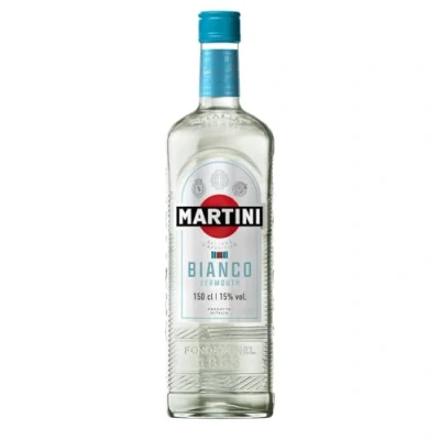 Imagen de MARTINI Bianco White Vermouth Aperitivo, 15% ABV, 150cl / 1,5L, Vermut italiano con infusión de hierbas aromáticas y flores