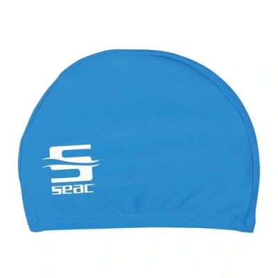 Imagen de Seac Lycra JR Gorro, Unisex niños, Azul, S