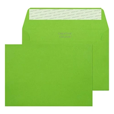 Imagen de Creativo color C6, 114 x 162 mm cartera Peel and Seal Sobre verde (25 unidades)