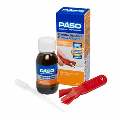 Imagen de PASO Elimina Silicona Profesional Incluye espátula y aplicador 100 Ml