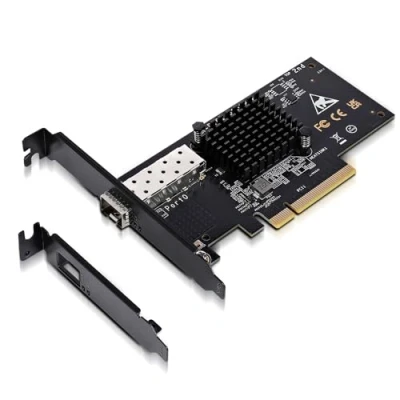 Imagen de Tarjeta de Red 10Gb SFP PCI e, Controlador 82599(X520 DA1), Adaptador Ethernet 10Gbps GIGAPLUS, Puerto 10Gbe SFP, 10G Nic, Soporta Windows/Windows Server/VMware