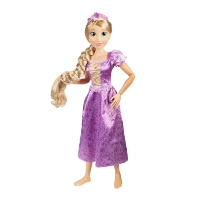 Imagen de Princesas Disney Tu Amiga de Juego Rapunzel 80 cm Se Incluye mas 10 Accesorios Muñeca Articulable para niñas 3 Años +