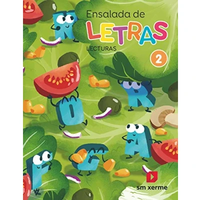 Imagen de Lecturas. Ensalada de letras. 2 Primaria. Xerme. (MAS SAVIA)