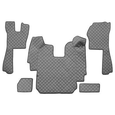 Imagen de F CORE FL03 GRAY Juego de alfombrillas suelo Ecopiel 5 gris