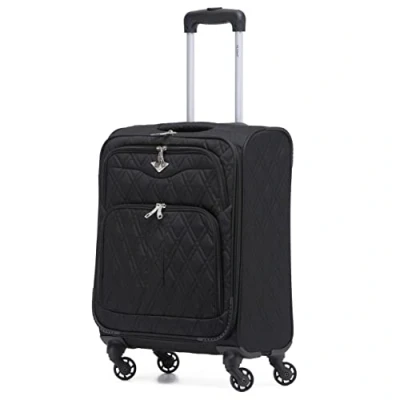 Imagen de Flight Knight Lightweight 4 Wheel 800D Soft Case Suitcases Cabin Carry On Hand Luggage Ryanir Maximium prioirty Approved