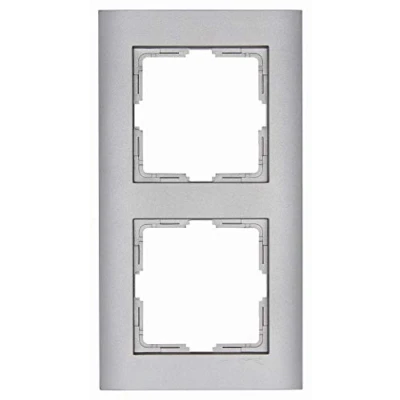 Imagen de Kopp Athenis 402647083 Marco para pared (2 compartimentos), color plateado