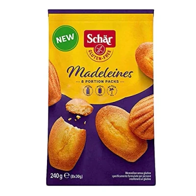 Imagen de Schär gluten Free Madeleines Merendina Snack sin (6 unidades, 240 g)