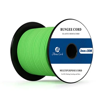 Imagen de Abma Cord Cuerda Elástica 3mm 30M de Lona Goma Tensora Expansora Verde