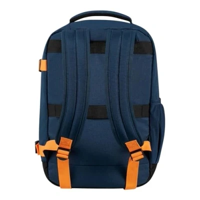 Imagen de American Tourister Take2Cabin EasyJet Maleta de Cabina 36 x 20 45 cm, 38 L, 0,70 kg, Equipaje Mano, Mochila Avión M Bajo Asiento, Azul/Naranja (Dark Navy/Radiant Orange)