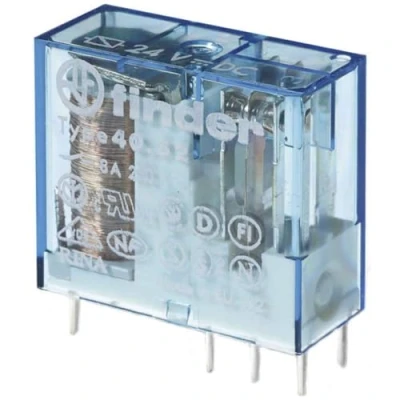 Imagen de Finder serie 40 Rele mini reticulado 5mm 2 conmutado 8a 48vdc