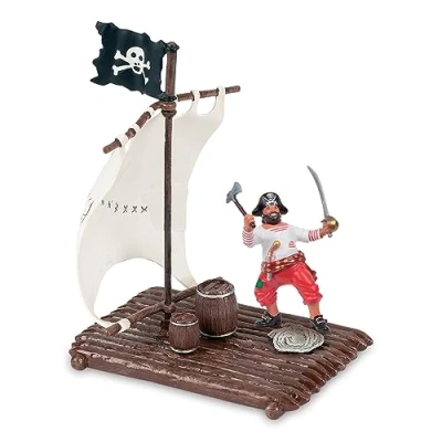 Imagen de Papo 60253 The raft Pirates and Corsairs Figurina, Multicolor