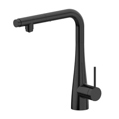 Imagen de Mice Grifo de Cocina osmosis 2 vias monomando fregadero extraíble para Extensible Giratorio 360 (Negro Mate)