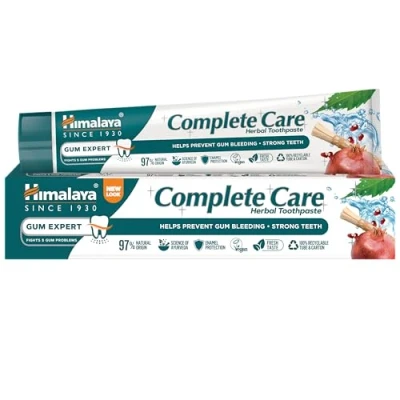 Imagen de Himalaya Herbals Complete Care Herbal Gum Expert Toothpaste with miswak, neem, pomogrenatePrevents Cavity and Tooth DecayRemoves PlagueFree from parabens 100% vegetarian 75ml