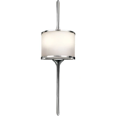 Imagen de KICHLER Aplique LED Mona IP44 altura 55,9cm cromo pulido