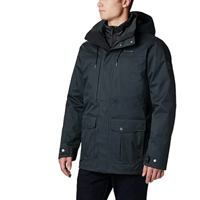 Imagen de Columbia Hombre Chaqueta De Invierno 3 En 1, Black, L