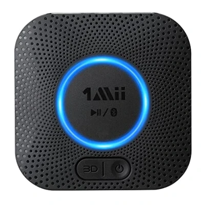Imagen de 1Mii Receptor Bluetooth 5.1 HiFi, Adaptador Audio Inalámbrico con aptX Baja Latencia&amp;HD, Salida RCA/AUX 3,5 mm Jack, 3D Surround Música para Estéreo Hogar, Amplificador, Largo Alcance 50m