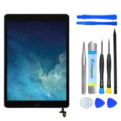 Imagen de NB+ Pantalla para iPad mini de 1/2 generación, 7.9 pulgadas, digitalizador 2012 2013, A1432 A1455 A1489 A1490 A1491, adhesivo preinstalado, herramientas reparación