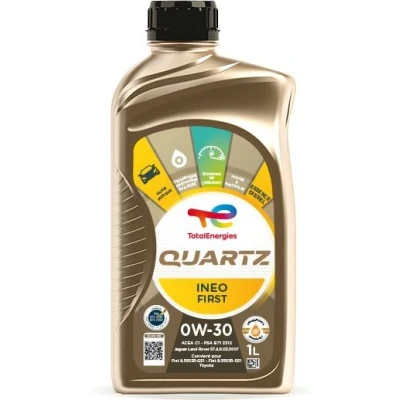 Imagen de Total Quartz Ineo First 0W 30 1L Aceite de motor 183103 CITROËN: Spacetourer, Jumper II Furgón, DS5 Hatchback, PEUGEOT: Partner Tepee, 3008 I