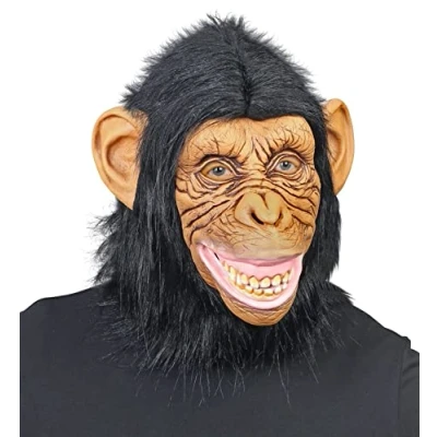Imagen de &quot;CHIMPANZEE MASK WITH PLUSH FUR&quot;
